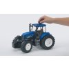 BRUDER 3021 Traktor NEW HOLLAND + čelní nakladač