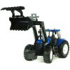 BRUDER 3021 Traktor NEW HOLLAND + čelní nakladač