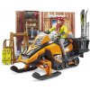 Bruder 63102 BWORLD Horská chata s figurkou a skútrem