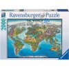 Ravensburger Mapa světa 2000 dílků