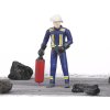 BRUDER 60100 Figurka - Hasič