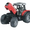 BRUDER 2045 Traktor Massey Ferguson 7480 s valníkem2