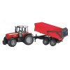 BRUDER 2045 Traktor Massey Ferguson 7480 s valníkem