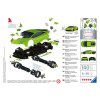 Ravensburger 3D puzzle Lamborghini Huracán Evo zelené 108 dílků