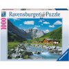 Ravensburger puzzle Rakouské hory 1000 dílků