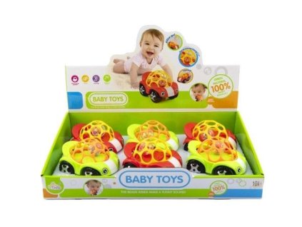 TEDDIES Autíčko s loptičkou 11cm-rolnička (Variant 1)