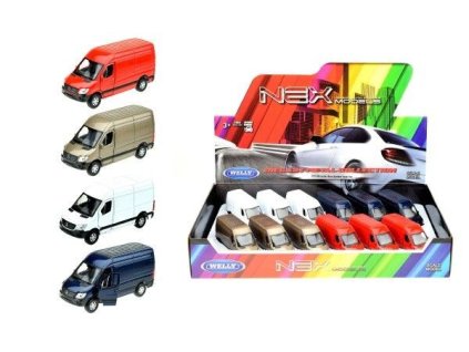 KINSMART Mercedes Benz Sprinter Traveling 12cm