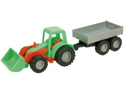 LENA Mini Compact traktor s prívesom 12cm