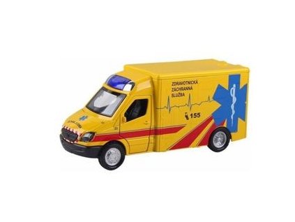 shm kovovy model auta ambulancia 136