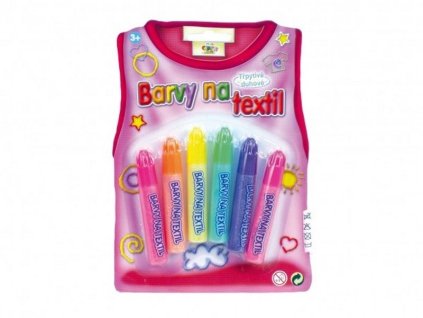 teddies farby na textil 6ks