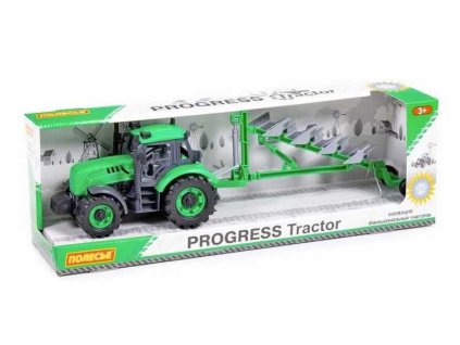 progress progres traktor s pluhmi