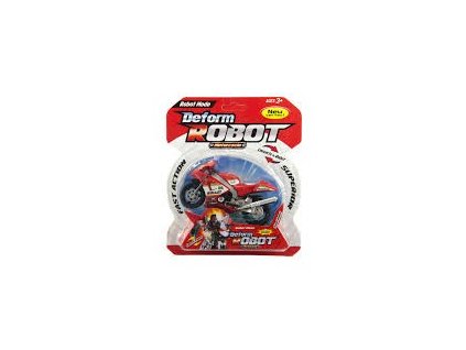 TEDDIES Transformer robot/motorka na karte 11cm