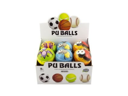 TEDDIES Pu Balls Penová lopta 10cm