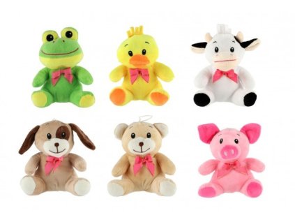 TEDDIES Plyšové sediace zvieratko 16cm