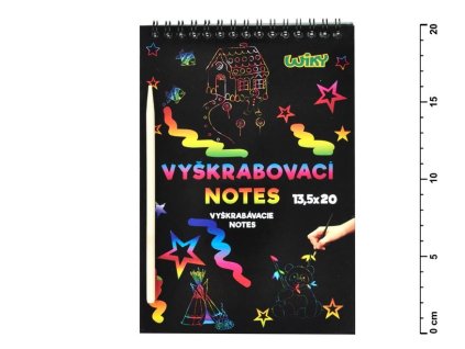 WIKY Vyškrabovací notes A5