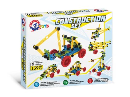 TECHNOK TOYS Construction Set šrobovacia stavebnica 139ks