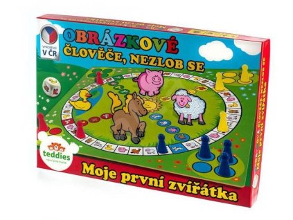 TEDDIES Obrázkové človeče nehnevaj sa spoločenská hra