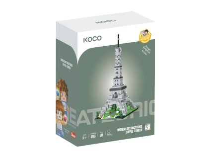 KOCO Eiffelova veža platová stavebnica 538 kusov