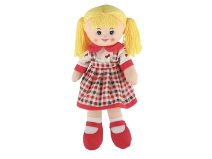 TEDDIES Bábika látková 40cm