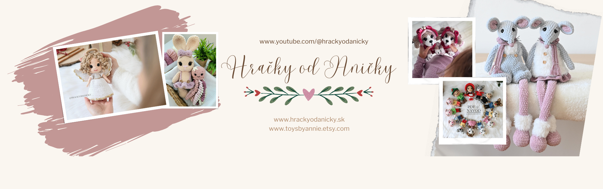 Vitajte na www.hrackyodanicky.sk, stránke venovanej háčkovaniu hračiek.