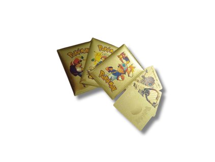 pokemon zlaté zberateľské karty 10ksx3