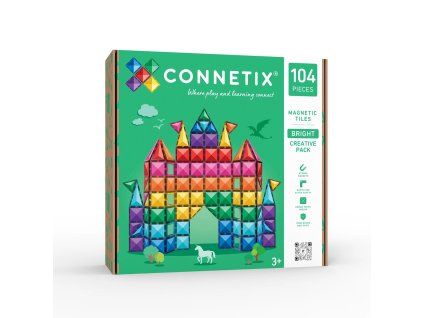 Q22316 Connetix Magneticka stavebnice Bright Creative Pack 104 ks