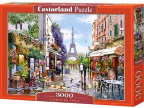 Puzzle 3000 dílků. Květinová Paříž