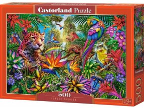 Puzzle 500 dílků - Móda džungle