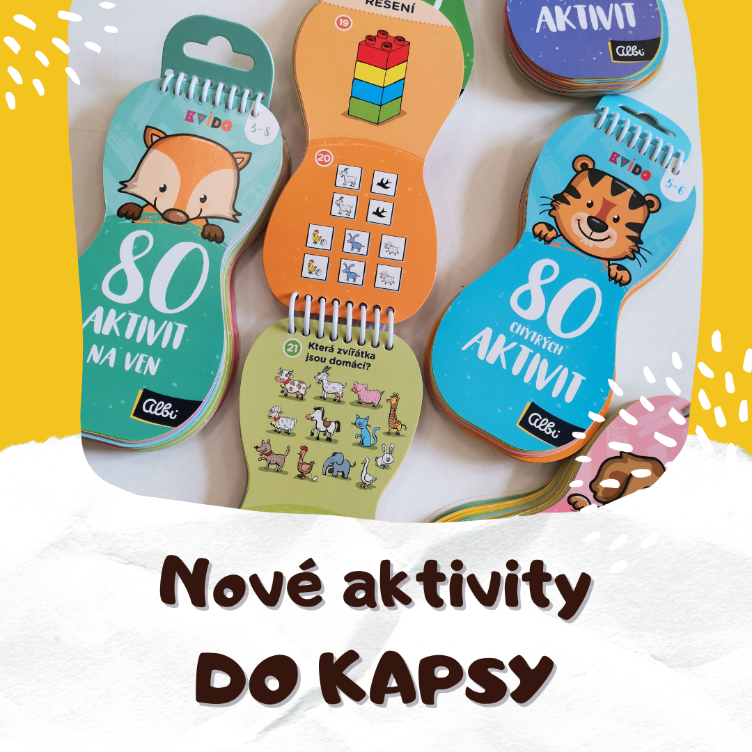 NOVINKY: Chytré úkoly na cesty: Kapesní bločky aktivit pro děti