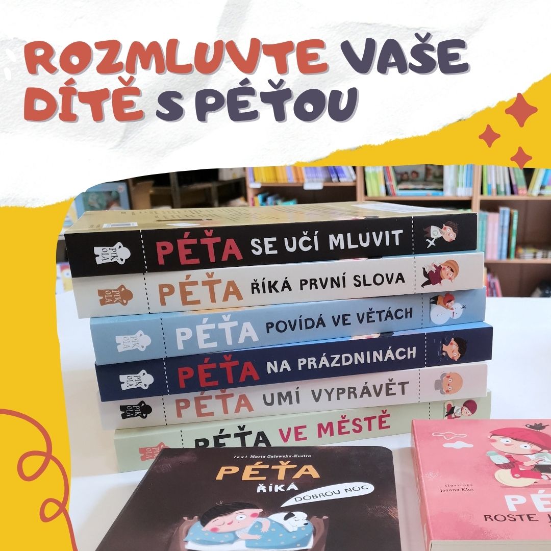 NOVINKY: Péťa - knižní série, která učí děti mluvit – od slabik po celé věty