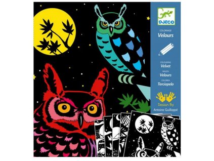 Djeco | Sametové malování Les