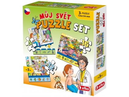 Efko | Puzzle 3v1 Můj svět