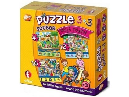 Efko | Puzzle 3v1 Moje rodina