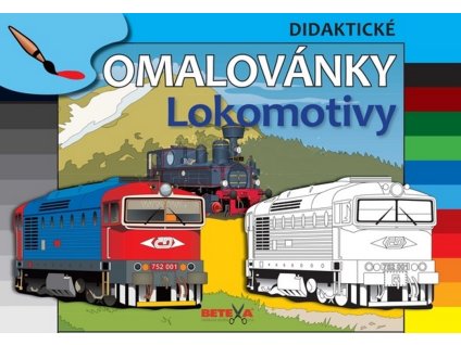 be358 omalovanky lokomotivy
