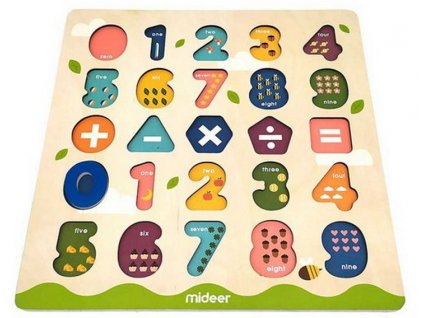 MD2048 mideer vkladaci puzzle cisla