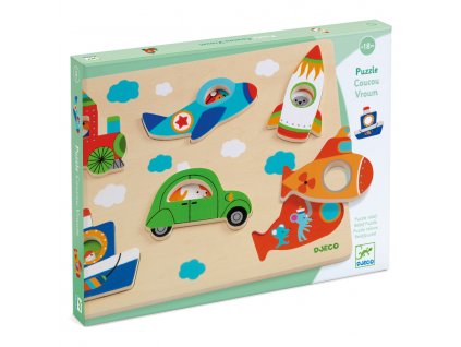 DJ01063 djeco vkladaci puzzle s obrazky