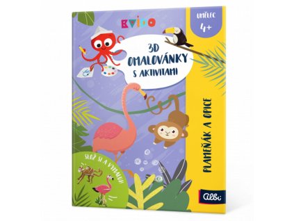 15894 albi kvido 3d omalovanky plamenak