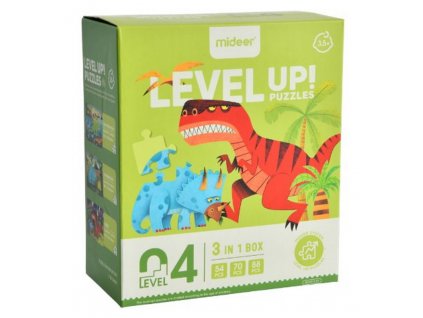 CT7035 mideer puzzle LEVEL UP 4 dinosauri