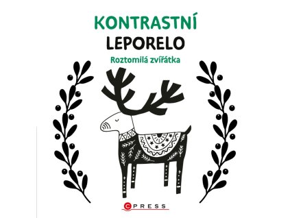 9788026440833 kontrastni leporelo roztomila zviratka