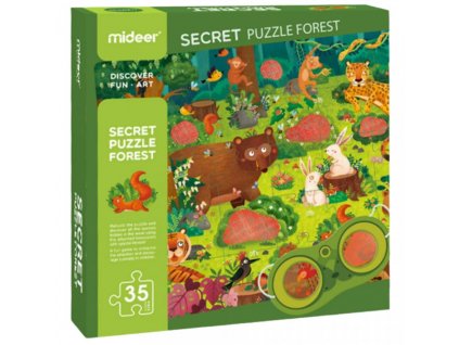 MD3096 mideer detektivni puzzle tajemny les