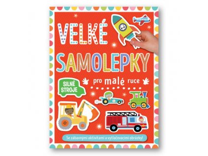 9788025632994 velke samolepky silne stroje