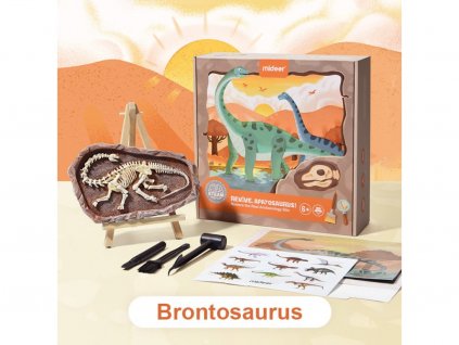 MD0177 mideer vykopavani dinosauru brontosaurus