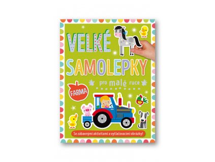 9788025633014 velke samolepky pro male ruce farma