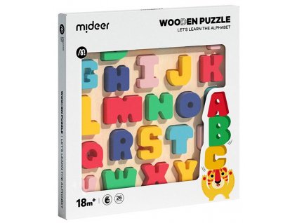 MD3307 vkládací puzzle abeceda 26 dílků