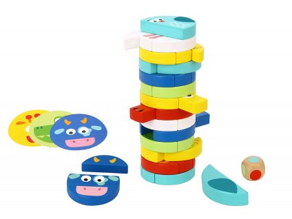 tookytoy jenga detska se zviratky TH293 3