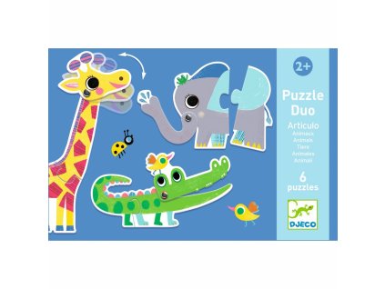 DJ08262 duo puzzle zvířátka