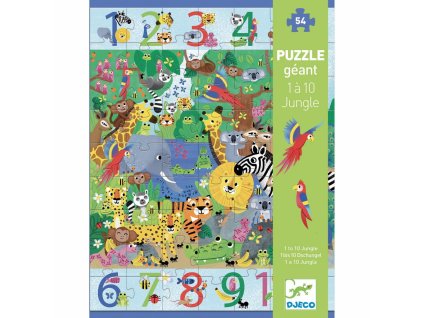 DJ07148 vyhledávací puzzle džungůe