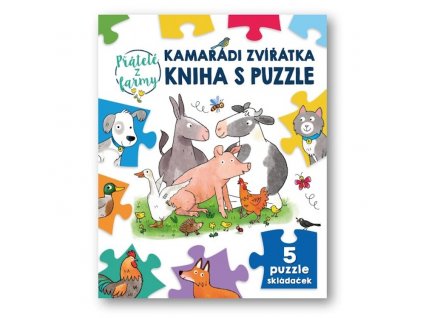 9788025629840 kniha s puzzle zviratka z farmy