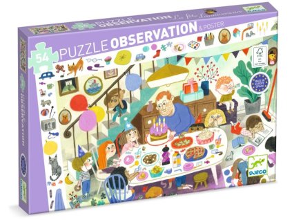 DJ07566 vyhledávací puzzle narozeninová párty