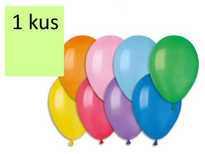 Balonek nafukovací pastelový 1 ks